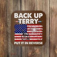 Fourth 4th Of July Back Up Terry Put It In Reverse USA Flag Coaster thumb 0