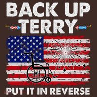 Fourth 4th Of July Back Up Terry Put It In Reverse USA Flag Baby Bodysuit thumb 2