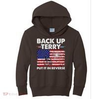 Fourth 4th Of July Back Up Terry Put It In Reverse USA Flag Kids Hoodie thumb 0