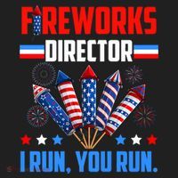 Funny 4th Of July Fireworks Director I Run You Run Tumbler thumb 3