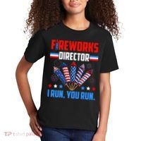Funny 4th Of July Fireworks Director I Run You Run Kids T-Shirt thumb 2
