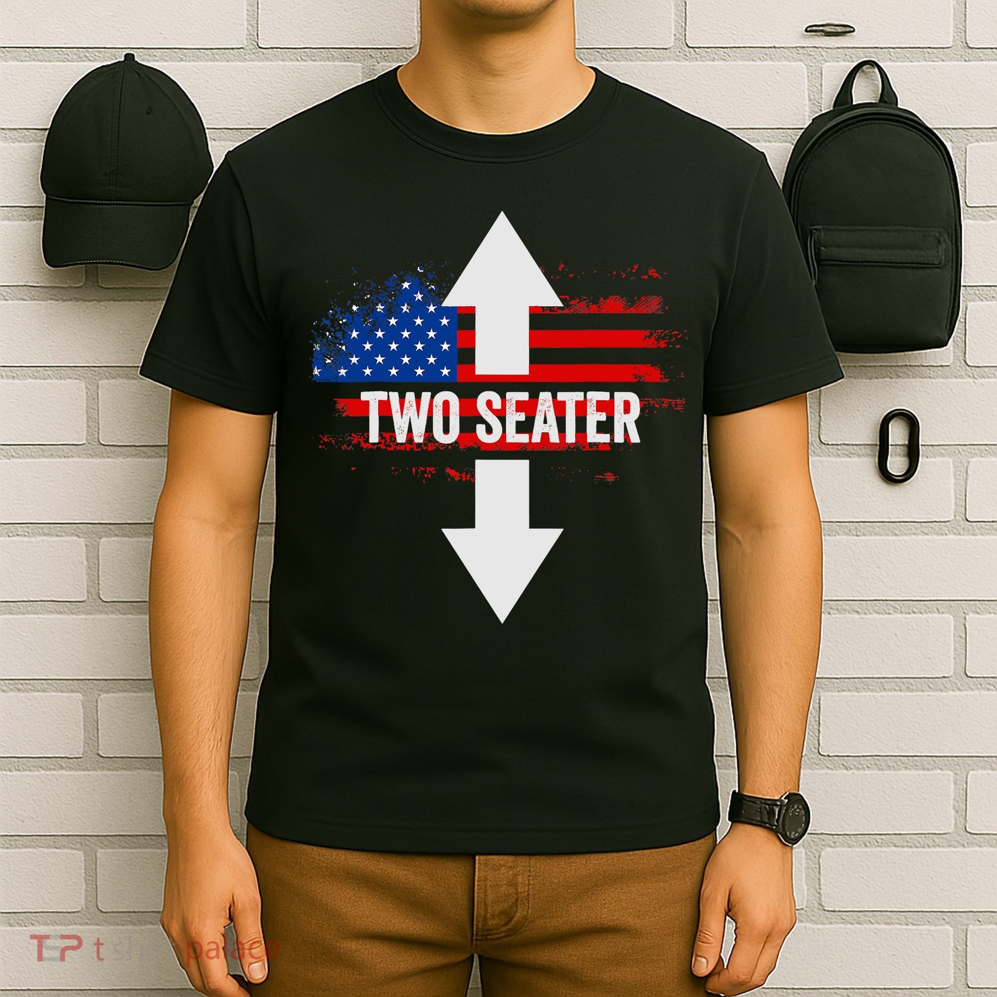 Funny 4th Of July Dirty For Adult Humor Two Seater T-Shirt