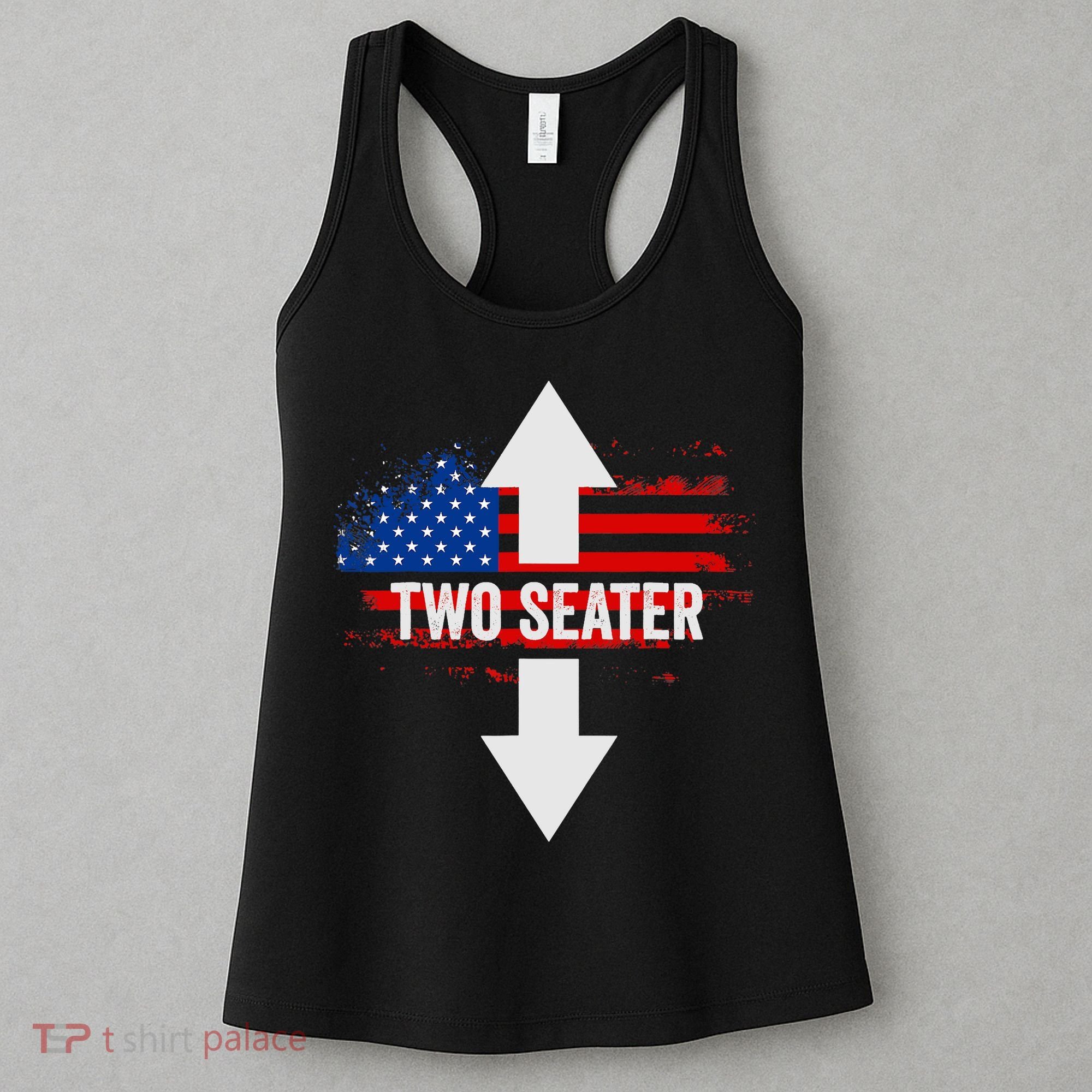 Funny 4th Of July Dirty For Adult Humor Two Seater Women's Tank Top