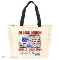 Funny 4th Of July So Long London Had A Good Run Tote Bag thumb 0