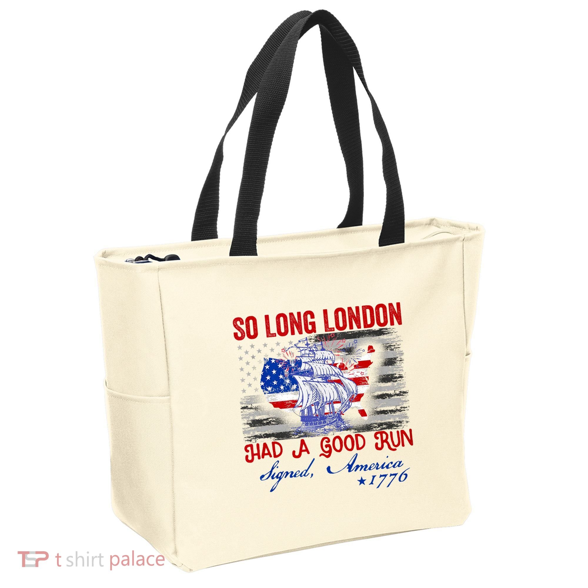 Funny 4th Of July So Long London Had A Good Run Tote Bag
