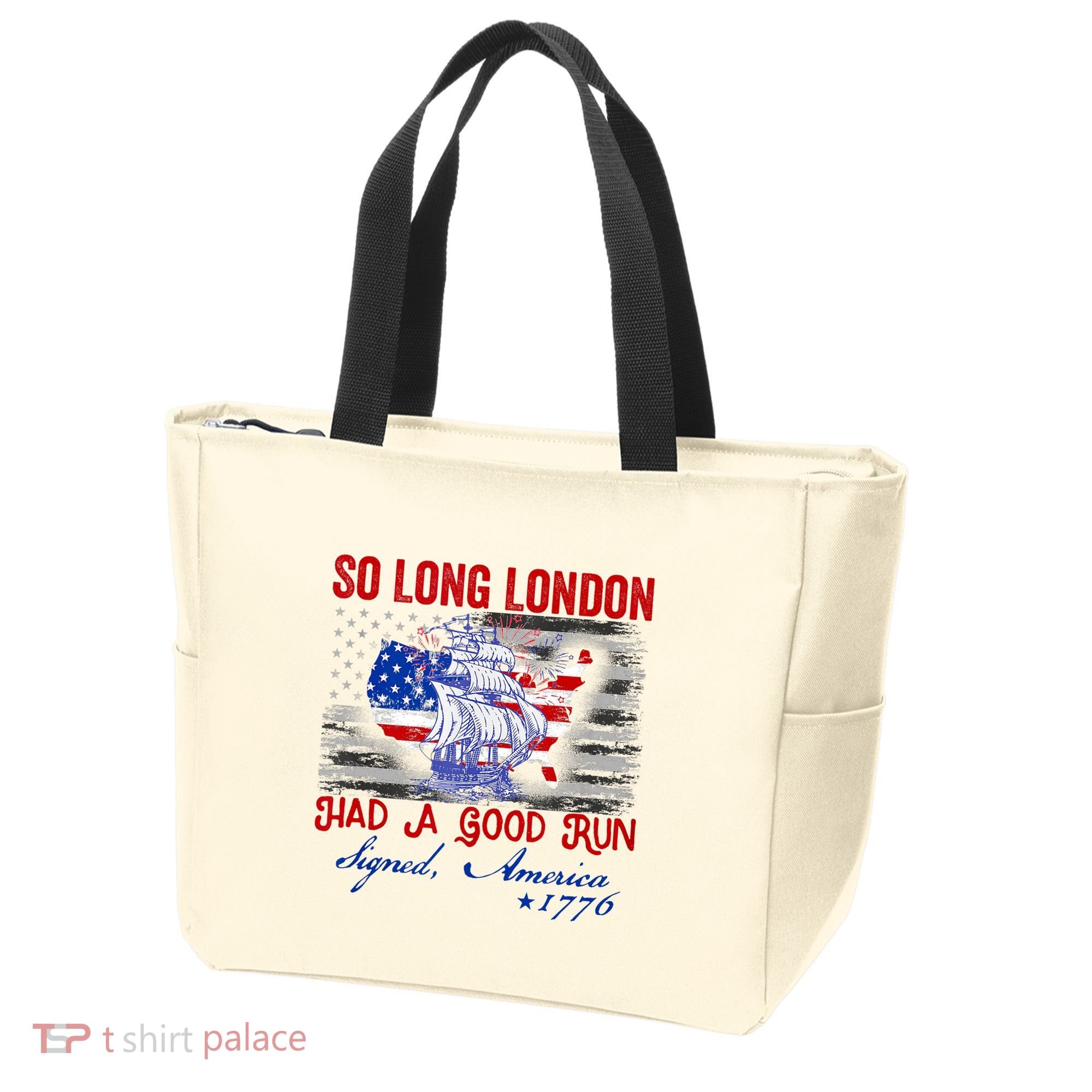 Funny 4th Of July So Long London Had A Good Run Tote Bag