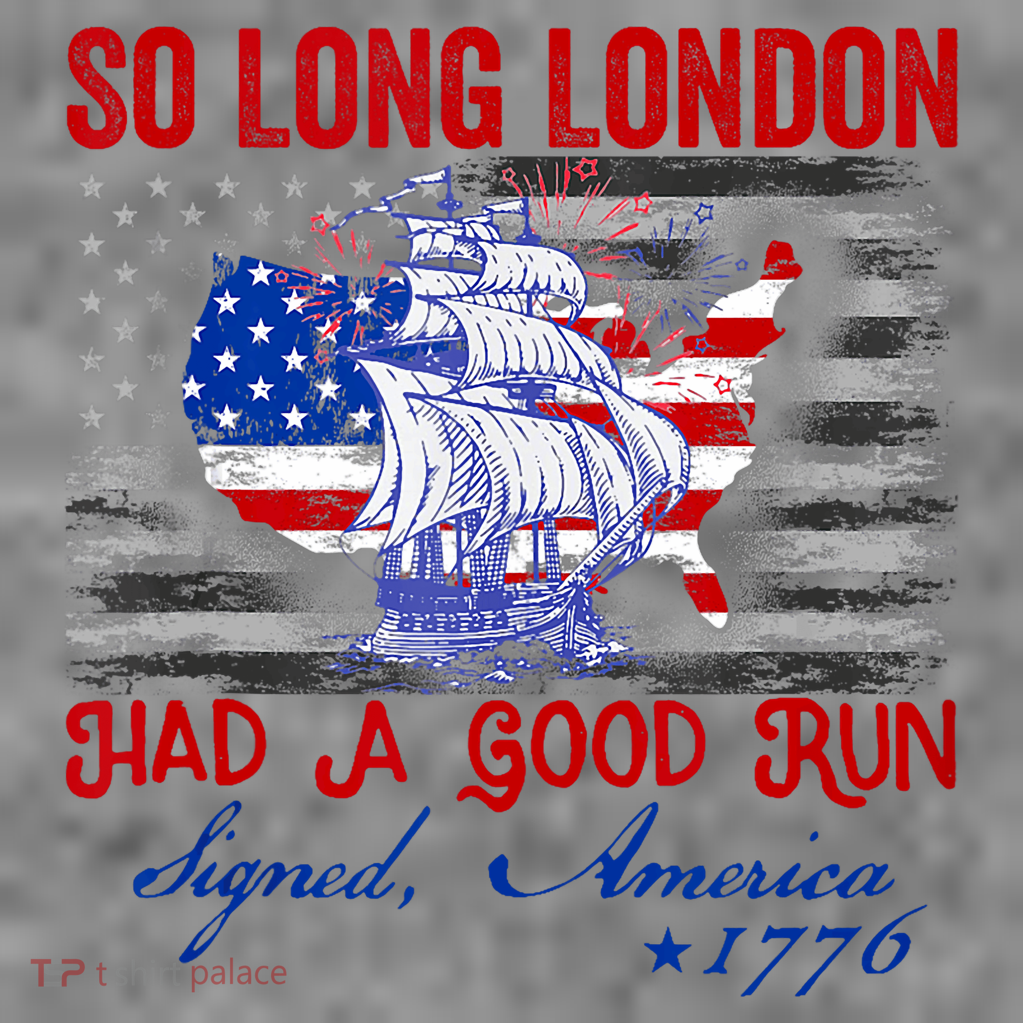 Funny 4th Of July So Long London Had A Good Run Toddler Hoodie