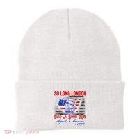 Funny 4th Of July So Long London Had A Good Run Beanie thumb 0