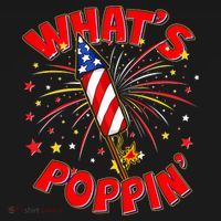 Funny 4th Of July What's Poppin Fireworks Rocket Toddler Hoodie thumb 2