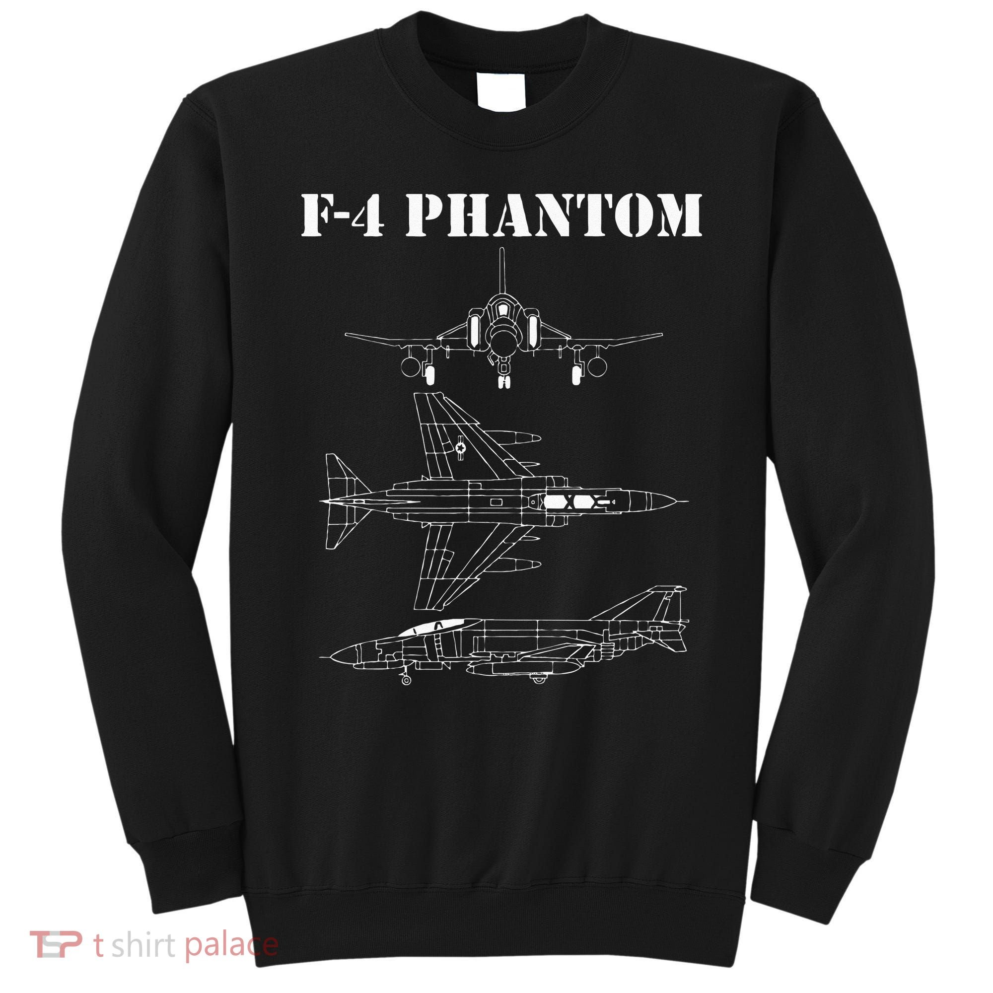 F 4 Phantom Fighter Jet Airplane Pilot Military Aircraft F4 Sweatshirt