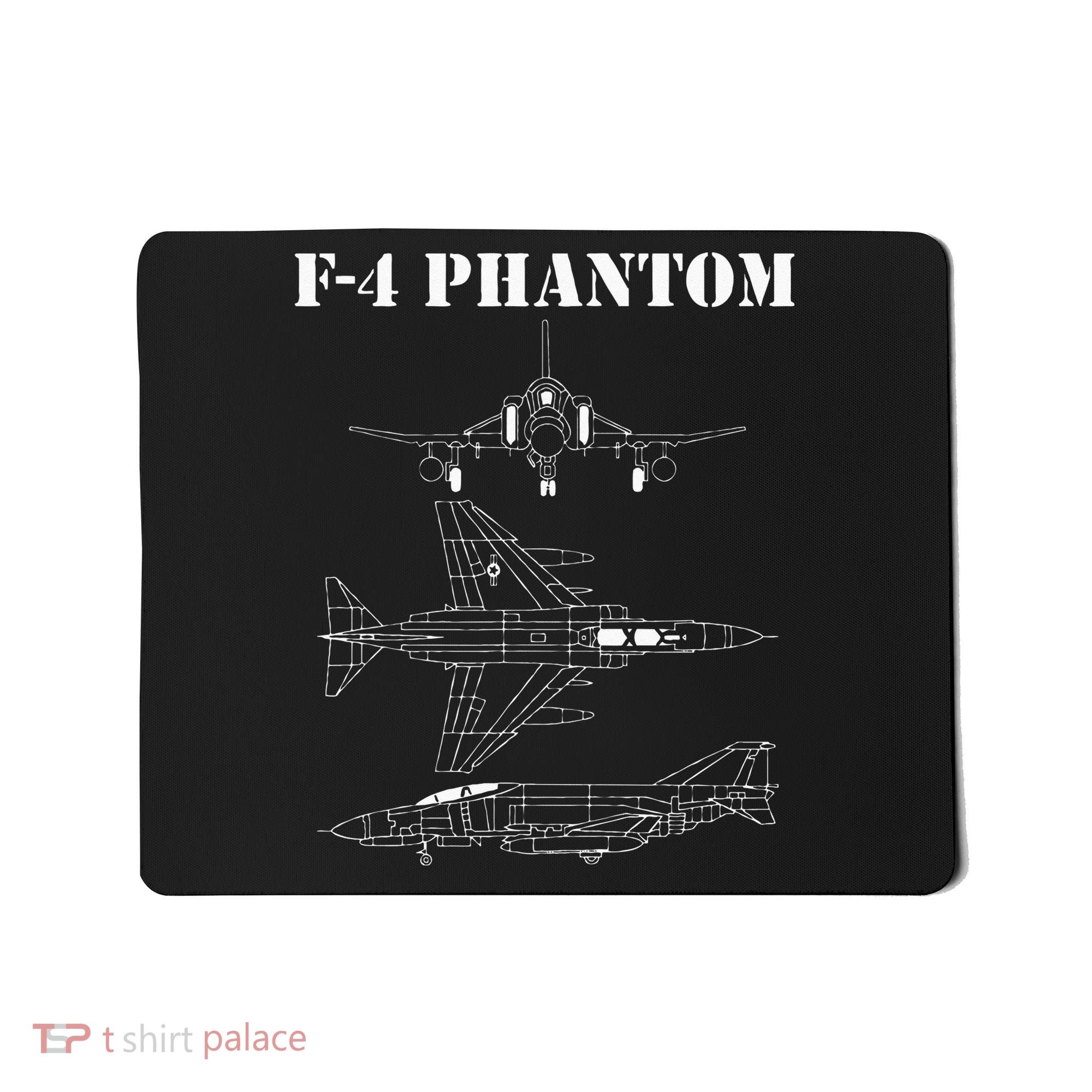 F 4 Phantom Fighter Jet Airplane Pilot Military Aircraft F4 Mousepad