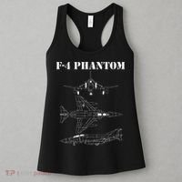 F 4 Phantom Fighter Jet Airplane Pilot Military Aircraft F4 Women's Tank Top thumb 3