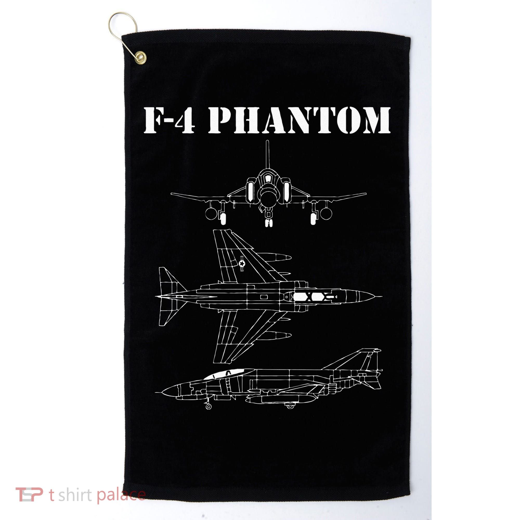F 4 Phantom Fighter Jet Airplane Pilot Military Aircraft F4 Golf Towel