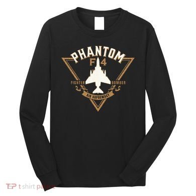 F 4 Phantom II Naval Fighter Bomber Jet Interceptor Aircraft Long Sleeve Shirt