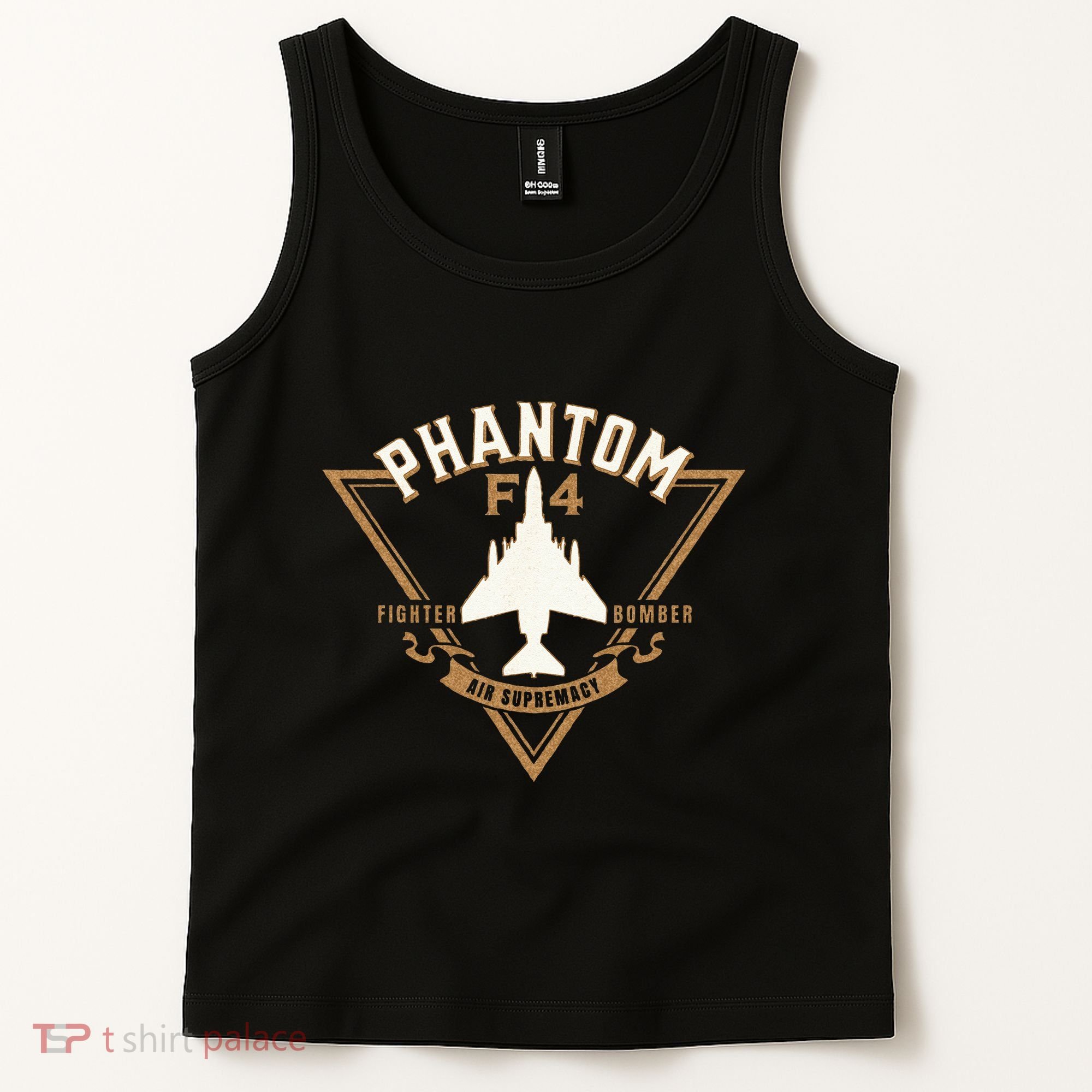F 4 Phantom II Naval Fighter Bomber Jet Interceptor Aircraft Tank Top