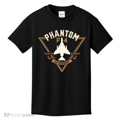 F 4 Phantom II Naval Fighter Bomber Jet Interceptor Aircraft Kids T-Shirt