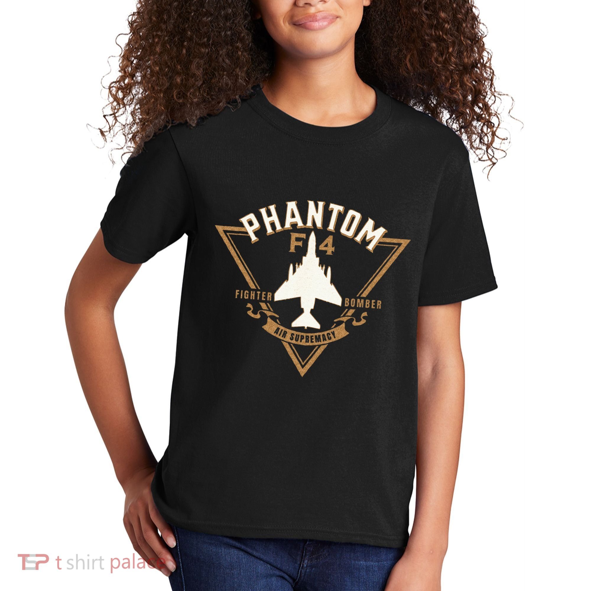 F 4 Phantom II Naval Fighter Bomber Jet Interceptor Aircraft Kids T-Shirt