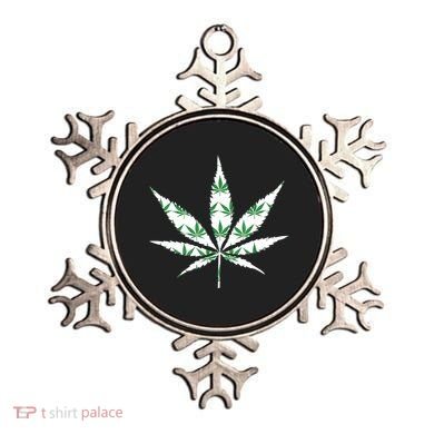 Funny 420 Stoner THC Marijuana Cannabis Weed Pot Leaf Smoker Ornament