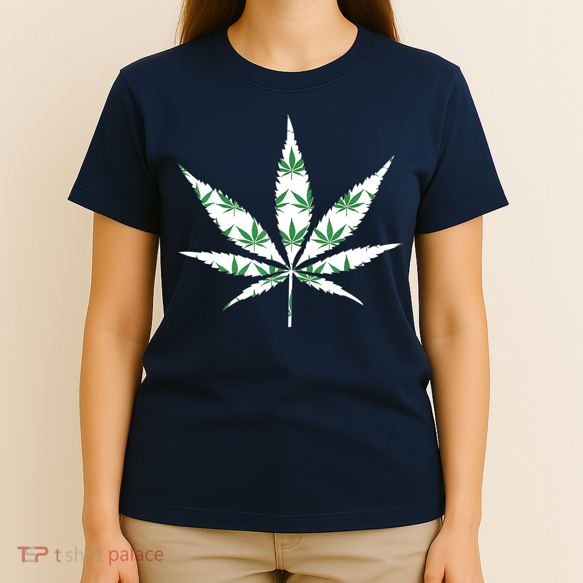 Funny 420 Stoner THC Marijuana Cannabis Weed Pot Leaf Smoker T-Shirt