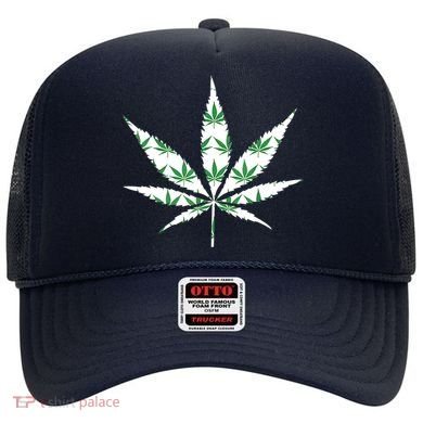 Funny 420 Stoner THC Marijuana Cannabis Weed Pot Leaf Smoker Hat
