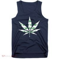 Funny 420 Stoner THC Marijuana Cannabis Weed Pot Leaf Smoker Tank Top thumb 0