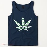 Funny 420 Stoner THC Marijuana Cannabis Weed Pot Leaf Smoker Tank Top thumb 2