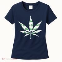 Funny 420 Stoner THC Marijuana Cannabis Weed Pot Leaf Smoker Women's T-Shirt thumb 0