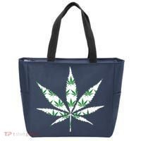 Funny 420 Stoner THC Marijuana Cannabis Weed Pot Leaf Smoker Tote Bag thumb 0