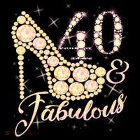 Fabulous & 40 Sparkly Heel 40th Birthday Coffee Mug thumb 5