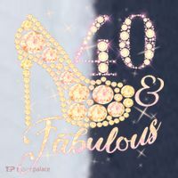 Fabulous & 40 Sparkly Heel 40th Birthday Sport-Tek Competitor United Soccer Jersey thumb 4