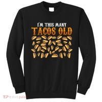 Funny 40 Year Old Taco Lovers Gag Gift, 40th Birthday Sweatshirt thumb 0
