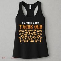 Funny 40 Year Old Taco Lovers Gag Gift, 40th Birthday Women's Tank Top thumb 3