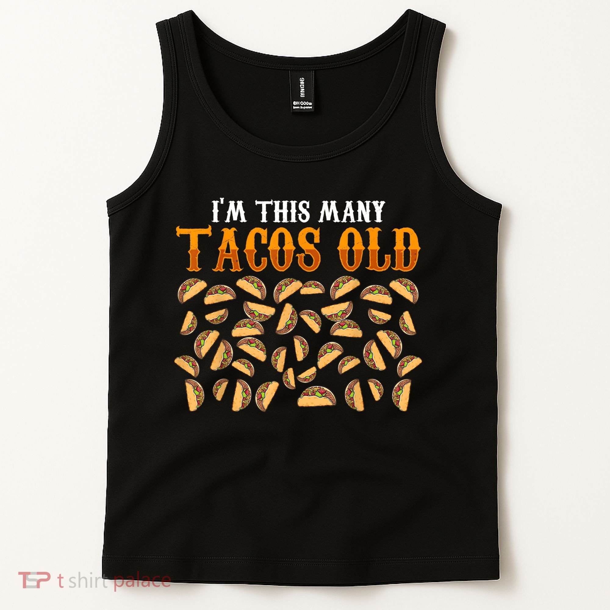 Funny 40 Year Old Taco Lovers Gag Gift, 40th Birthday Tank Top