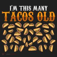 Funny 40 Year Old Taco Lovers Gag Gift, 40th Birthday Golf Towel thumb 3