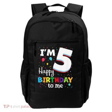 Five 5yr 5th Birthday Happy Birthday 5 Years Old Backpack