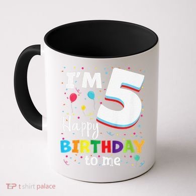 Five 5yr 5th Birthday Happy Birthday 5 Years Old Coffee Mug