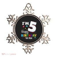 Five 5yr 5th Birthday Happy Birthday 5 Years Old Ornament thumb 0