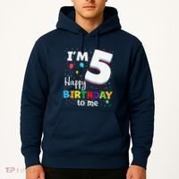 Five 5yr 5th Birthday Happy Birthday 5 Years Old Hoodie thumb 2
