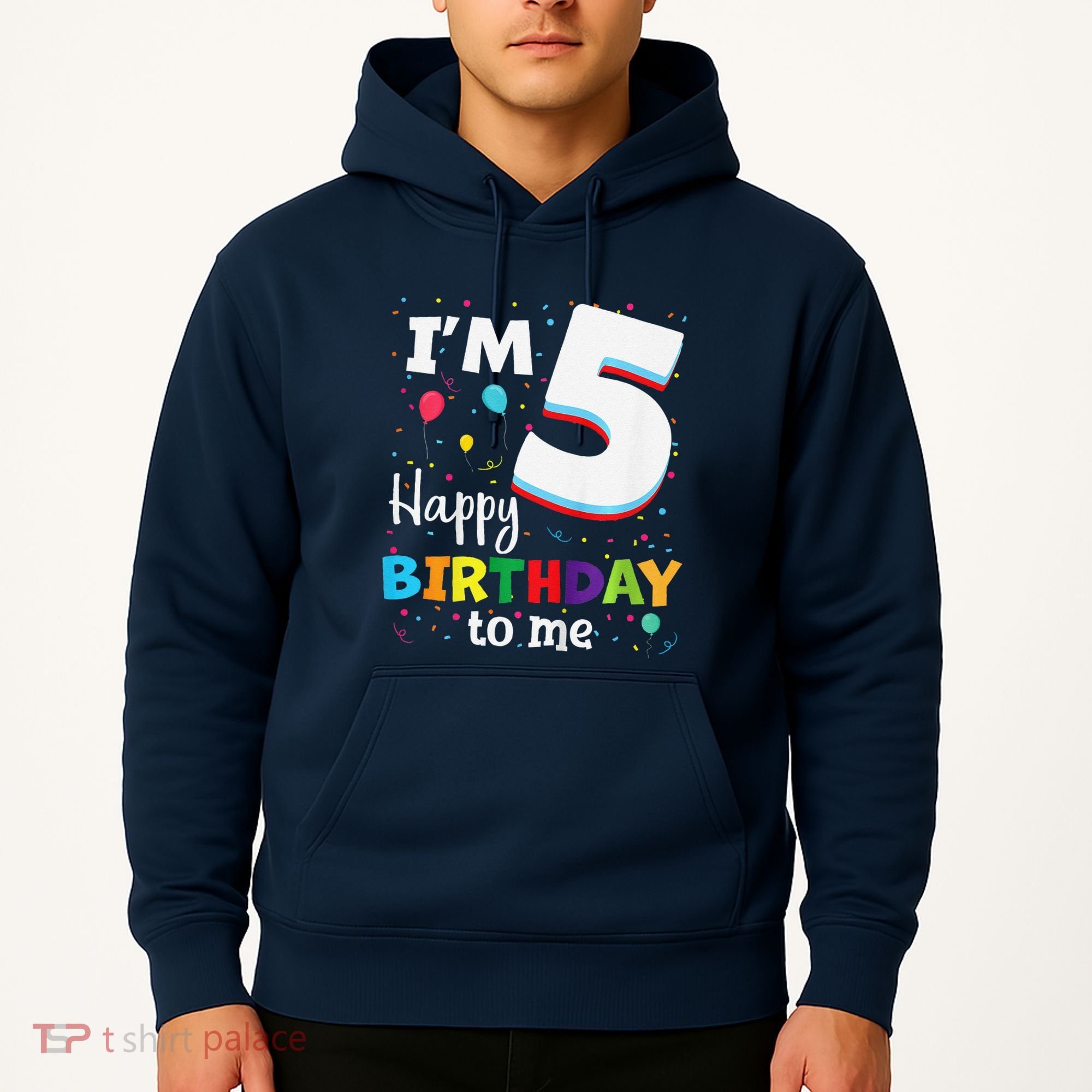 Five 5yr 5th Birthday Happy Birthday 5 Years Old Hoodie