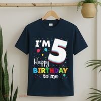 Five 5yr 5th Birthday Happy Birthday 5 Years Old T-Shirt thumb 2