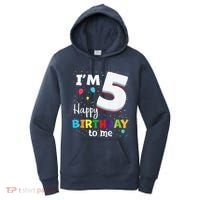 Five 5yr 5th Birthday Happy Birthday 5 Years Old Women's Hoodie thumb 0