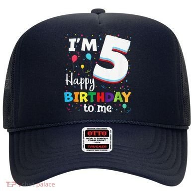 Five 5yr 5th Birthday Happy Birthday 5 Years Old Hat