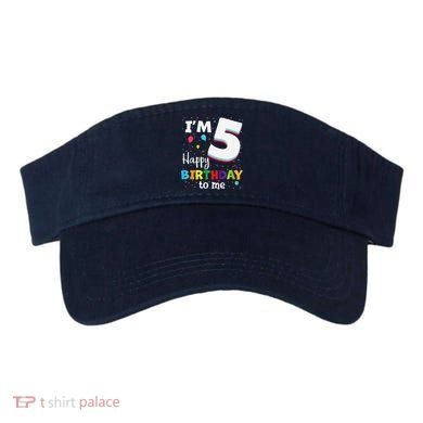 Five 5yr 5th Birthday Happy Birthday 5 Years Old Visor