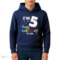 Five 5yr 5th Birthday Happy Birthday 5 Years Old Kids Hoodie thumb 4