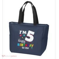 Five 5yr 5th Birthday Happy Birthday 5 Years Old Tote Bag thumb 3