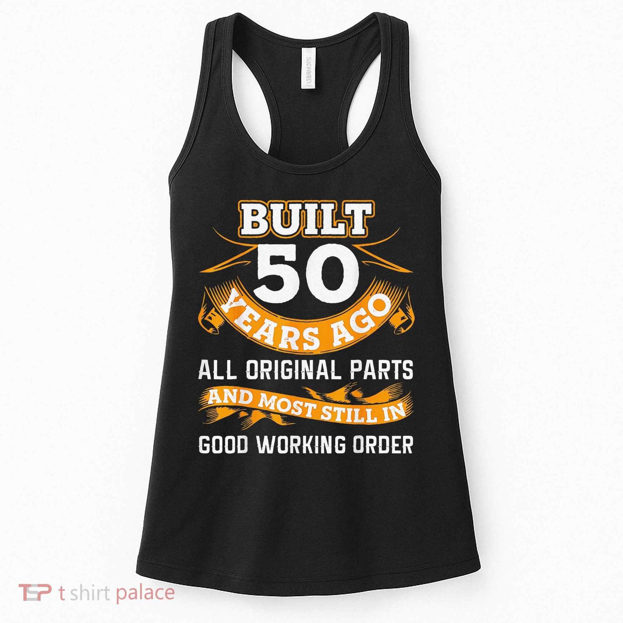 Funny 50th Birthday Shirts 50 Years Old Gifts Women's Tank Top