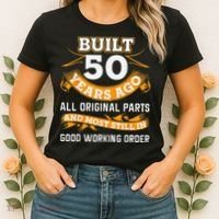 Funny 50th Birthday Shirts 50 Years Old Gifts Women's T-Shirt thumb 2
