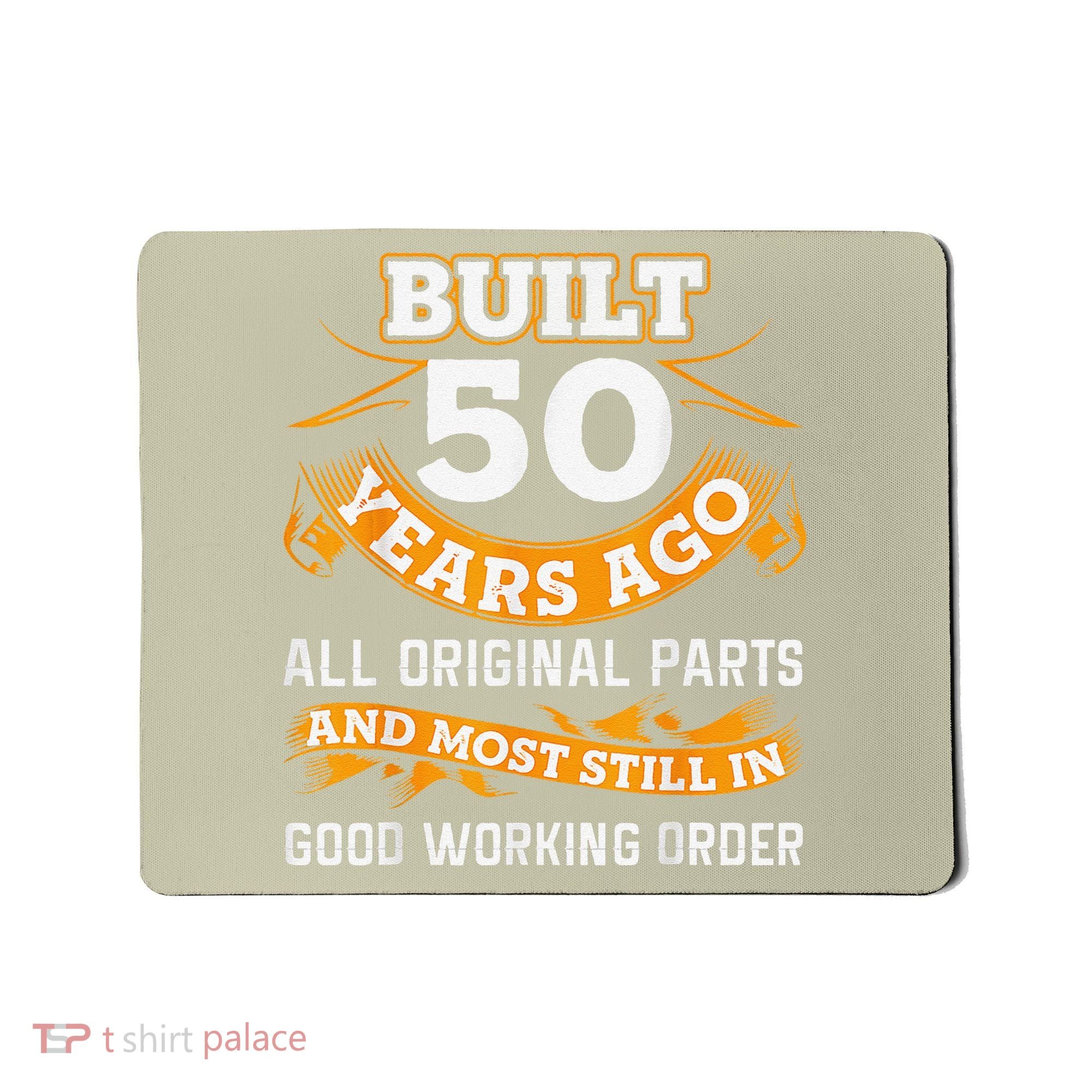 Funny 50th Birthday Shirts 50 Years Old Gifts Mousepad