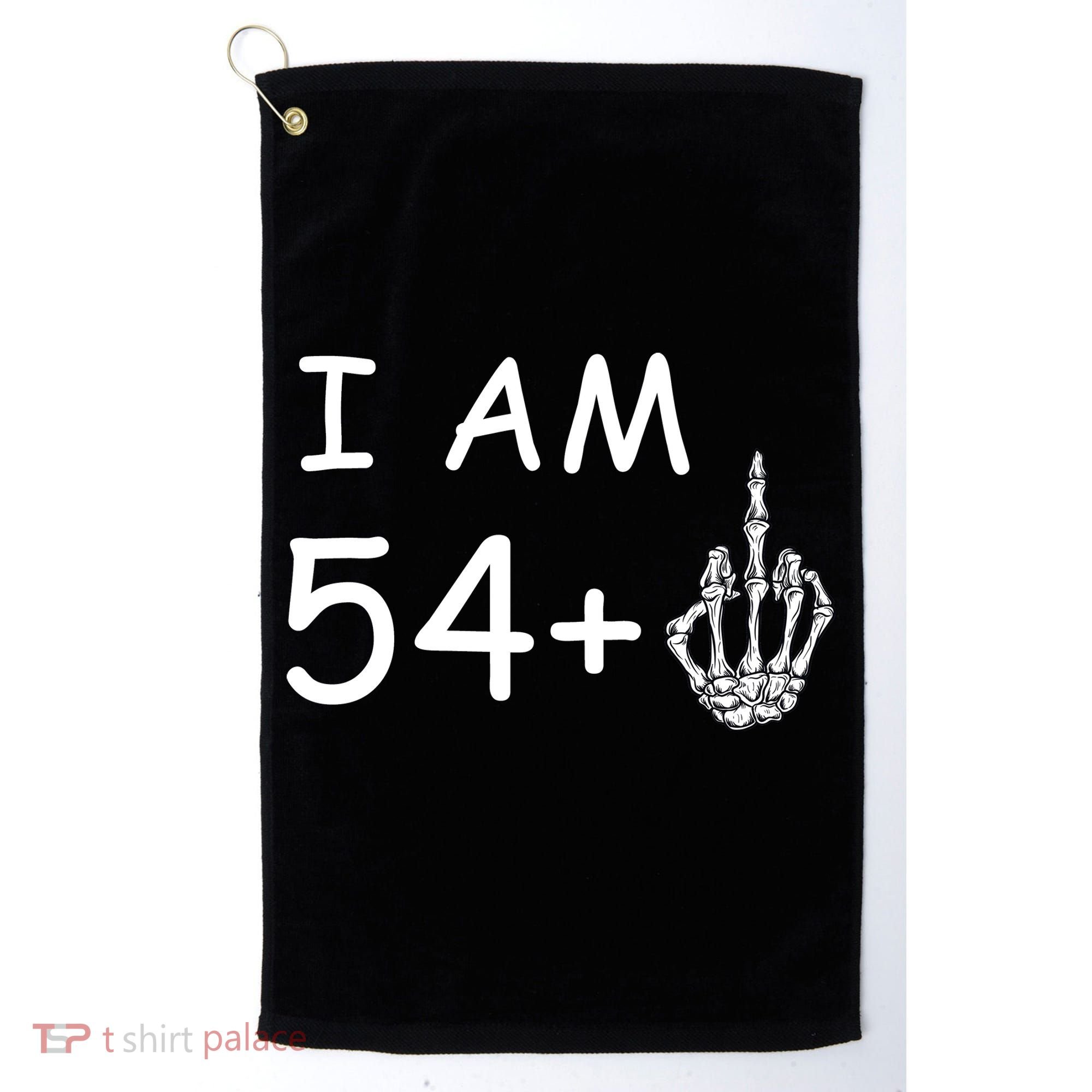 Funny 55th Birthday Golf Towel