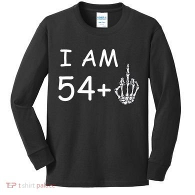 Funny 55th Birthday Kids Long Sleeve Shirt